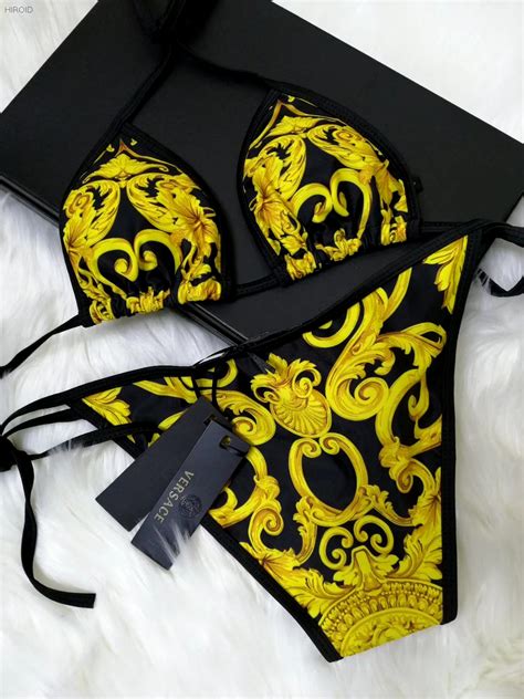 versace slingshot bikini|Versace swimwear.